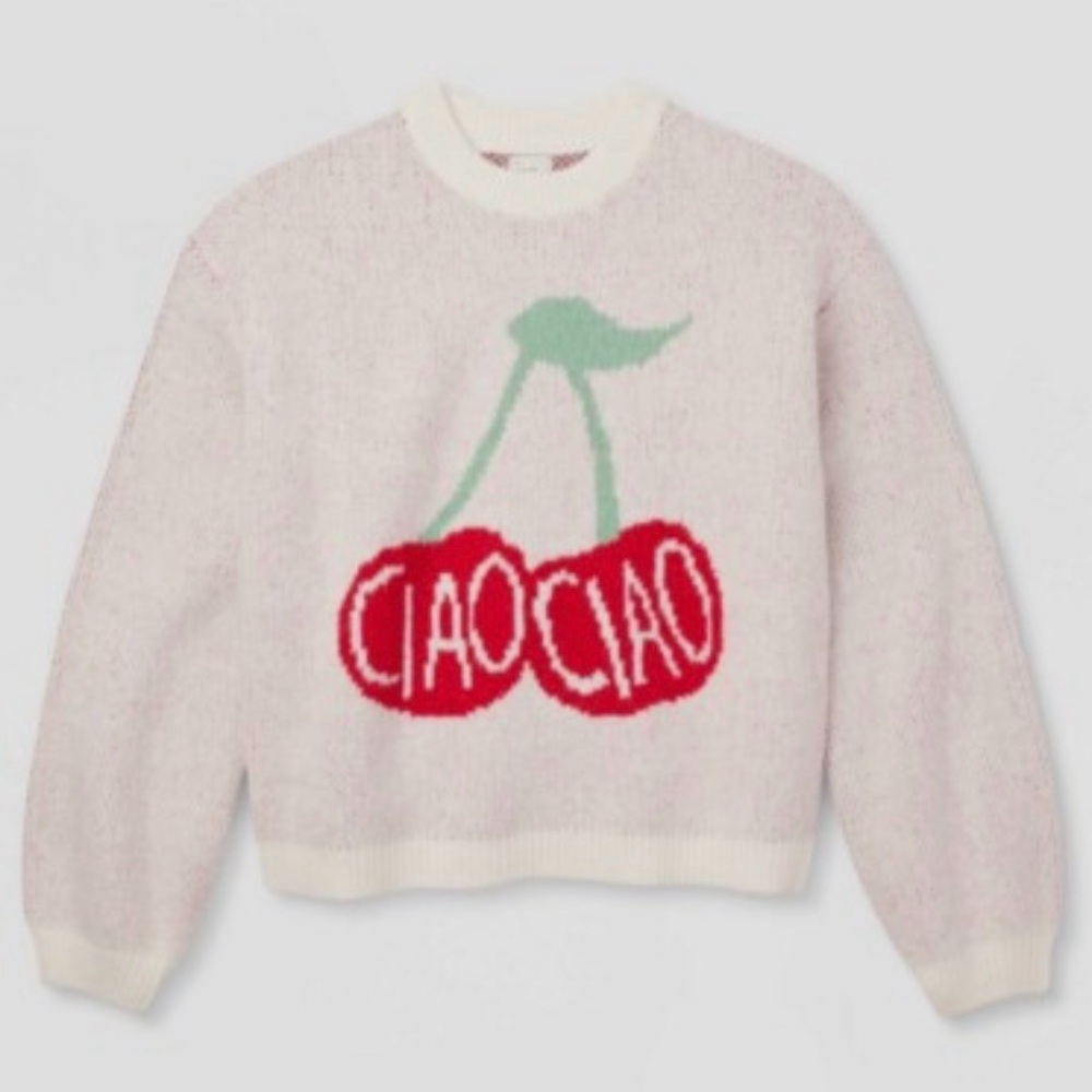 A New Day Cherry Graphic Sweater